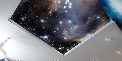 Потолок звездное небо в комнату 10 кв.м