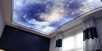 Потолок звездное небо в комнату 13 кв.м