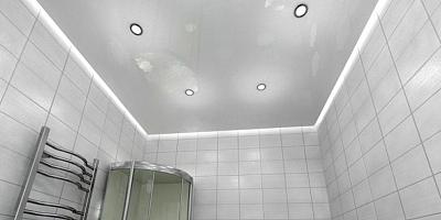 Парящий потолок в ванную